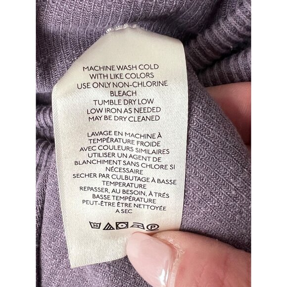 Free People Purple One-Shoulder Ribbed Asymmetrical Layering Top | Indie Sleaze - Picture 12 of 13